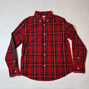 Crewcuts factory boys SZ  10   Christmas Plaid Long Sleeve 1411
